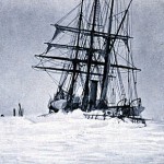 The Belgica stuck in ice